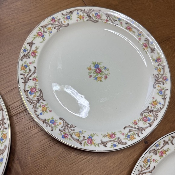 Taylor Smith and Taylor Floral Rim Plate 7.5" Set of 4 - Picture 6 of 11